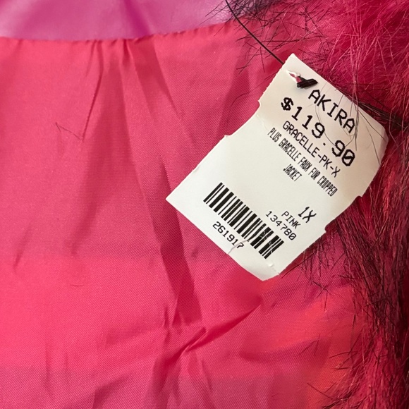 Plus Azalea Wang Gracelle Fur Coat - Picture 3 of 5